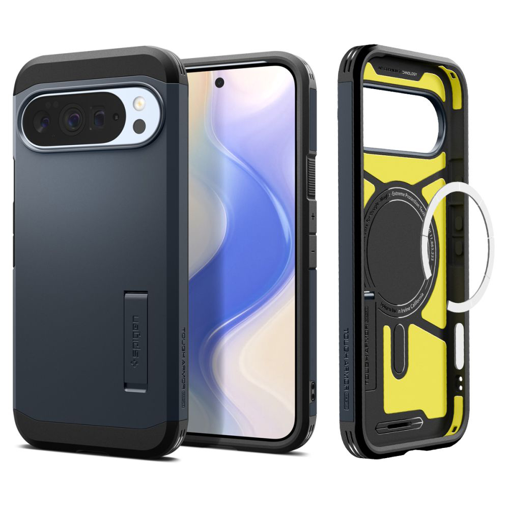 Spigen - Tough Armor MagSafe (ACS09729) - Google Pixel 10 Pro XL - Metal Slate Spigen - Tough Armor MagSafe (ACS09729) - Google Pixel 10 Pro XL - Metal Slate