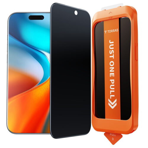Torras - GlassGo Install Master Privacy - iPhone 17 Pro Max - Black