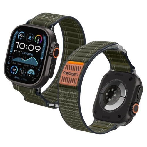 Spigen - Watchband WBF0 (AMP10142) - Apple Watch 8/9/10/11/SE/SE 2/SE 3/Ultra/Ultra 2/Ultra 3 (44/45/46/49mm) - Green
