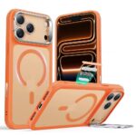 ESR - Classic Hybrid HaloLock Kickstand - iPhone 17 Pro Max - Frosted Orange