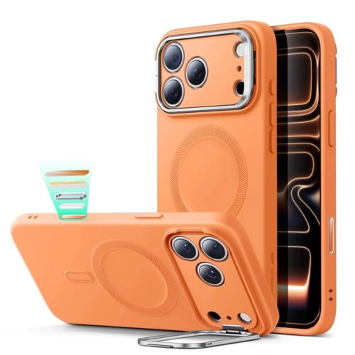 ESR - Cloud Soft HaloLock Kickstand - iPhone 17 Pro - Orange