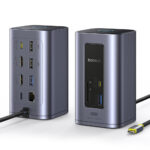 Baseus - Docking Station NU1 Air Spacemate (B00568103813-00) - USB-C to 2x HDMI