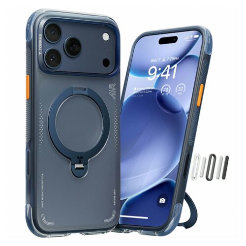 Torras - Ostand Spin Air Series - iPhone 17 Pro Max - Midnight Blue