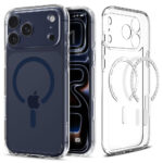 Spigen - Ultra Hybrid MagSafe (ACS11108) - iPhone 17 Pro Max - Clear / Deep Blue
