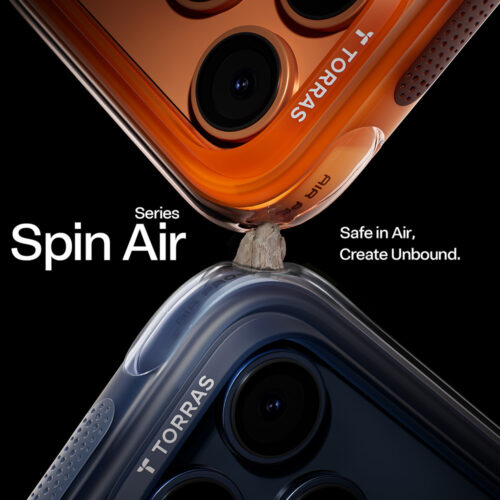 Torras - Ostand Spin Air Series - iPhone 17 Pro Max - Midnight Blue