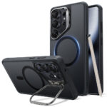 ESR - Classic Hybrid HaloLock Kickstand - Samsung Galaxy S26 Ultra - Frosted Black