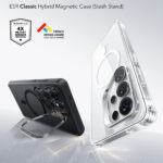 ESR - Classic Hybrid HaloLock Kickstand - Samsung Galaxy S26 Ultra - Frosted Black