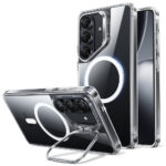 ESR - Classic Hybrid HaloLock Kickstand - Samsung Galaxy S26 - Clear