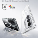 ESR - Classic Hybrid HaloLock Kickstand - Samsung Galaxy S26 - Clear