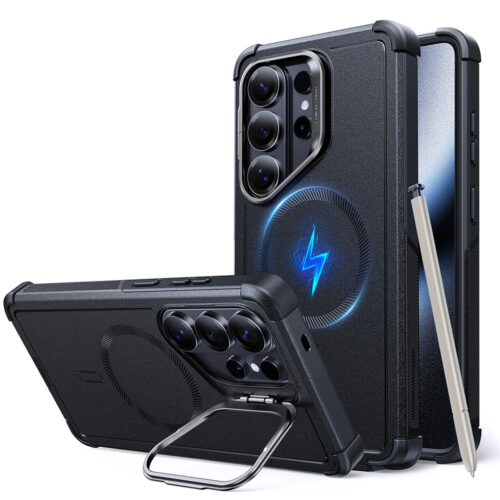 ESR - Cyber Armor Kickstand - Samsung Galaxy S26 Ultra - Black