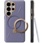 Torras - QPRO Leather Series - Samsung Galaxy S26 Ultra - Dark Purple