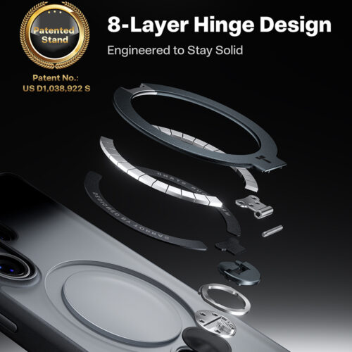 Torras - Ostand Spin Series - Samsung Galaxy S26 Ultra - Black