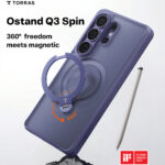 Torras - Ostand Spin Series - Samsung Galaxy S26 Ultra - Dark Purple
