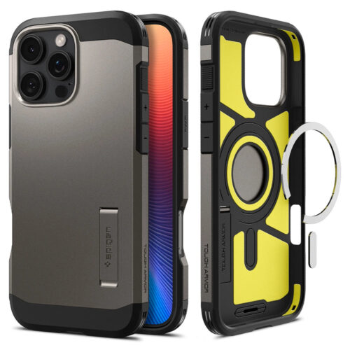 Spigen - Tough Armor MagSafe (ACS08012) - iPhone 16 Pro Max - Gunmetal