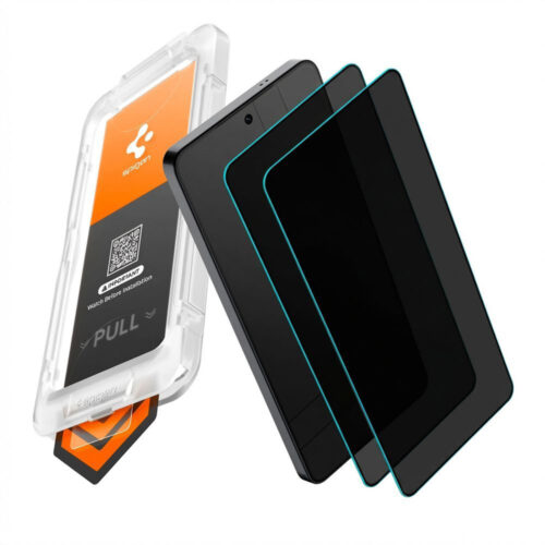 Spigen - (2 pack) Glas.tR EZ-FIT Pro HD (AGL11096) - Samsung Galaxy S26 - Privacy