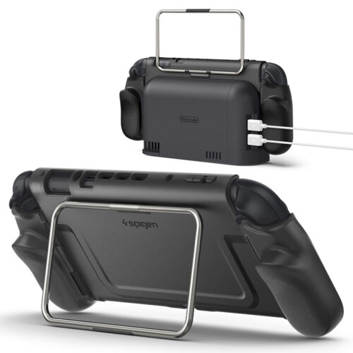 Spigen - Protective Case Dual Grip Pro (ACS10196) - for Nintendo Switch 2 - Black