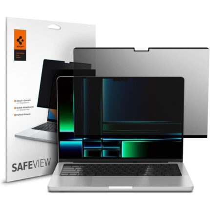 Spigen - Safe View Magnetic (AFL06158) - MacBook Pro 14" (2021 / 2022 / 2023 / 2025) - Privacy