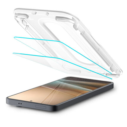Spigen - (2 pack) Glas.tR EZ-FIT Pro (Anti-Reflection) (AGL11080) - Samsung Galaxy S26 Plus - Clear