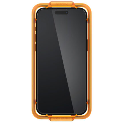Spigen - (2 pack) Glas.tR Align Master (AGL06895) - iPhone 15 Pro - Black