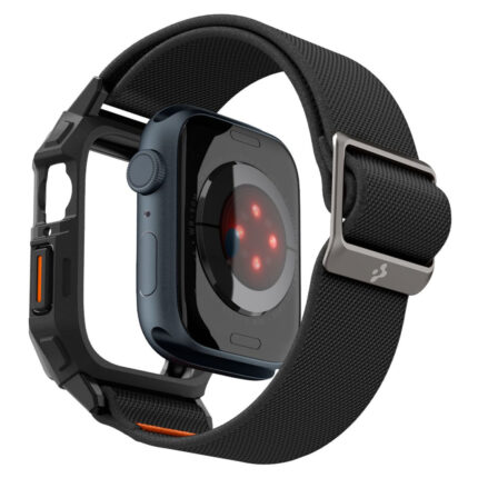 Spigen - Lite Fit "Pro" (ACS07103) - Apple Watch 4 / 5 / 6 / SE / SE 2 / 7 / 8 / 9 (44 / 45mm) - Matte Black