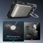 ESR - Cyber Armor Kickstand - iPhone 16 Pro - Black