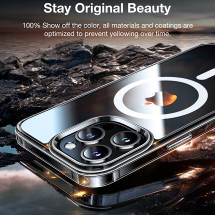 Torras - Diamond MagSafe Series - iPhone 15 Pro - Clear
