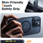 Torras - Guardian Magnetic Series - iPhone 16 Pro - Black