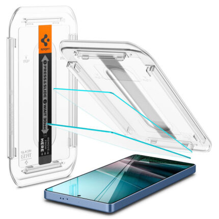 Spigen - (2 pack) Glas.tR EZ-FIT HD (AGL09082) - Samsung Galaxy S25 Ultra - Clear