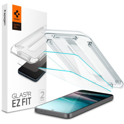 Spigen - (2 pack) Glas.tR EZ-FIT (AGL09202) - Samsung Galaxy A36 5G - Clear