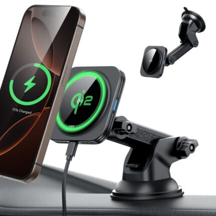 ESR - Car Holder with Wireless Charging Qi2 HaloLock - with CryoBoost