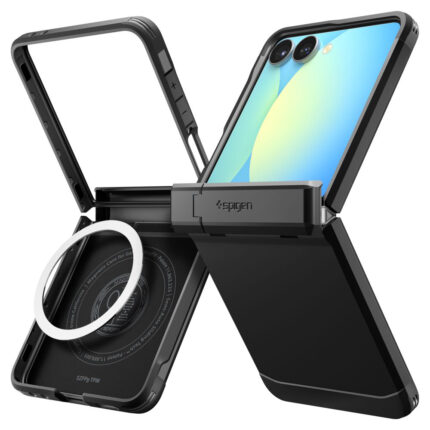 Spigen - Tough Armor Pro MagSafe (ACS09561) - Samsung Galaxy Z Flip7 - Black