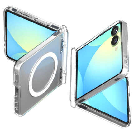 Spigen - Ultra Hybrid Pro MagSafe (ACS09559) - Samsung Galaxy Z Flip7 - Clear