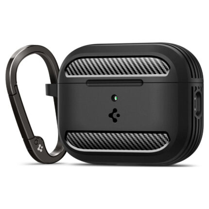 Spigen - Rugged Armor (ACS09822) - Apple AirPods Pro 3 - Matte Black