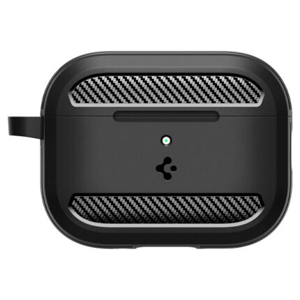 Spigen - Rugged Armor (ACS09822) - Apple AirPods Pro 3 - Matte Black
