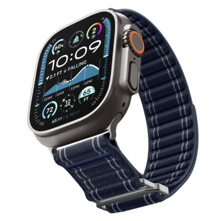Spigen - Watchband WBF0 (AMP10143) - Apple Watch 8/9/10/11/SE/SE 2/SE 3/Ultra/Ultra 2/Ultra 3 (44/45/46/49mm) - Navy