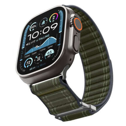 Spigen - Watchband WBF0 (AMP10142) - Apple Watch 8/9/10/11/SE/SE 2/SE 3/Ultra/Ultra 2/Ultra 3 (44/45/46/49mm) - Green