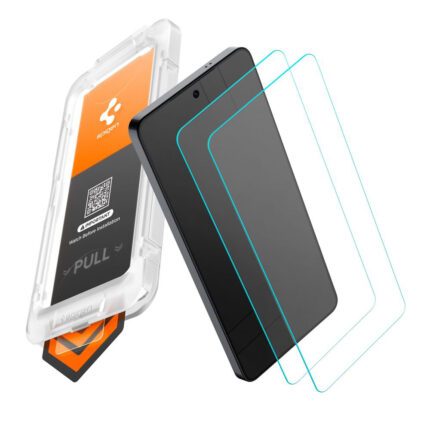 Spigen - (2 pack) Glas.tR EZ-FIT Pro HD (AGL11084) - Samsung Galaxy S26 Plus - Clear