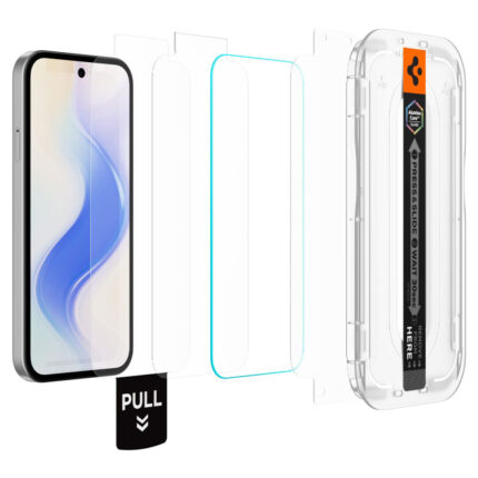 Spigen - (2 pack) Glas.tR EZ-FIT (AGL11364) - Google Pixel 10a - Clear