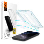 Spigen - (2 pack) Glas.tR EZ-FIT (AGL07928) - iPhone 16 Pro / iPhone 17 / iPhone 17 Pro - Clear