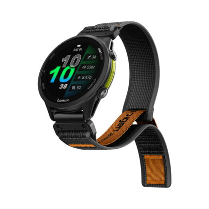 Spigen - Athlex Air QuickFit 22mm (AMP11426) - Garmin Fenix 5/5 Plus 6/6 Pro/7/Forerunner 935/945/970 - Active Black/Orange