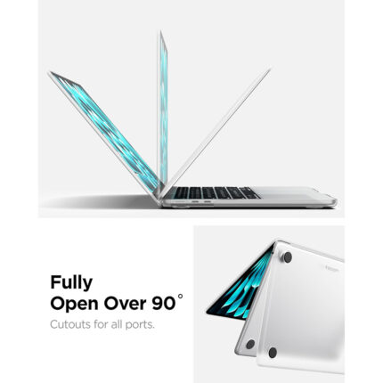 Spigen - Airskin (ACS11530) - MacBook Air 13" (2022 / 2024 / 2025 / 2026) - Frost Clear