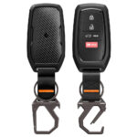 Spigen - Toyota Key Shell with Carabiner TK100 (ACS11366) - Non-Slip Side Pattern Compatible