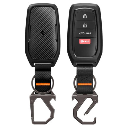 Spigen - Toyota Key Shell with Carabiner TK100 (ACS11366) - Non-Slip Side Pattern Compatible