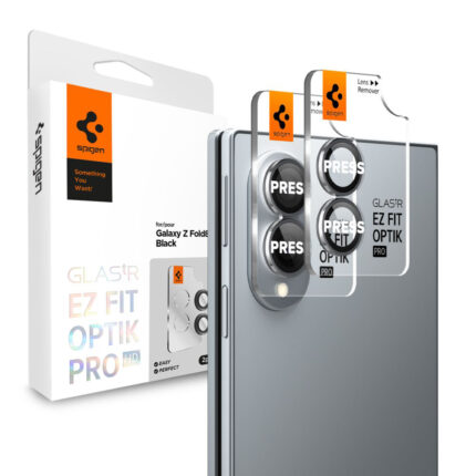 Spigen - (2 pack) Glas.tR EZ Fit Optik Pro HD (AGL11944) - Samsung Galaxy Z Fold8 - Black