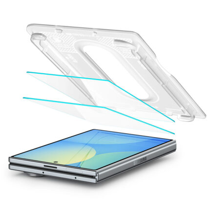 Spigen - (2 pack) Glas.tR EZ-FIT Pro HD (AGL11943) - Samsung Galaxy Z Fold8 - Clear