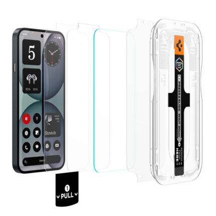 Spigen - (2 pack) Glas.tR EZ-FIT Pro (AGL11682) - Nothing Phone (4a) - Clear