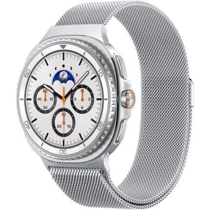 Spigen - Metal Fit (AMP10121) - Samsung Galaxy Watch9/ Watch8 (40mm/44mm)/ Watch8 Classic - Silver