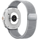 Spigen - Metal Fit (AMP10121) - Samsung Galaxy Watch9/ Watch8 (40mm/44mm)/ Watch8 Classic - Silver
