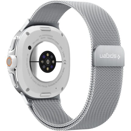 Spigen - Metal Fit (AMP10121) - Samsung Galaxy Watch9/ Watch8 (40mm/44mm)/ Watch8 Classic - Silver