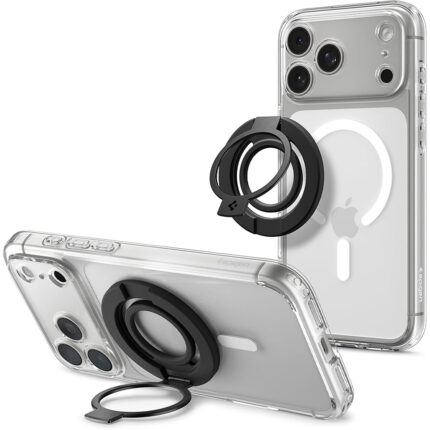 Spigen - Phone Ring Dual Pop MagSafe S (AMP11735) - with Flexible Finger Loop Grip